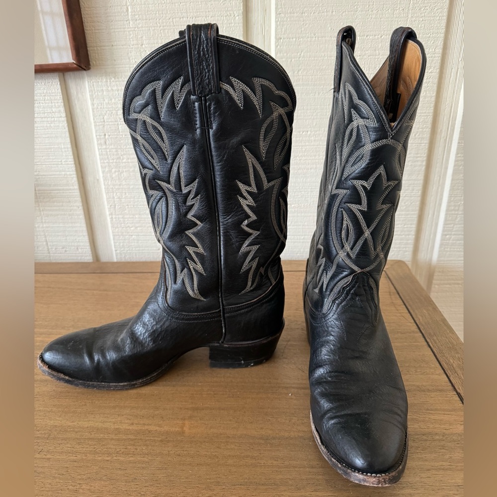 Tony Llama Black Cowboy Boots